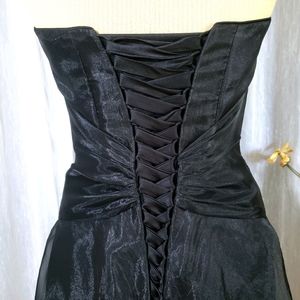 Raylia Designs size 10 black corset prom dress